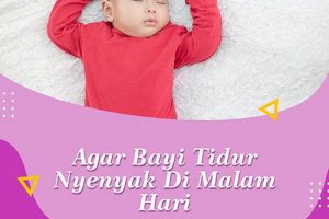 Agar Bayi Tidur Nyenyak Di Malam Hari